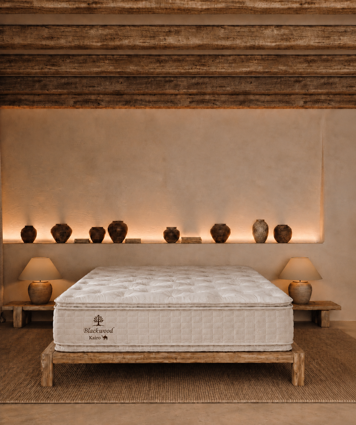 Luxury Natural Pocket Spring Mattress Blackwood